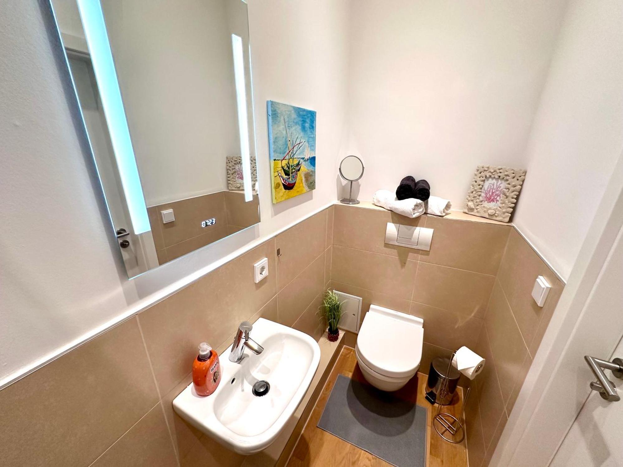 Ferienwohnung Nautica 450M Zum Strand Familienfreundlich Rostock Bagian luar foto