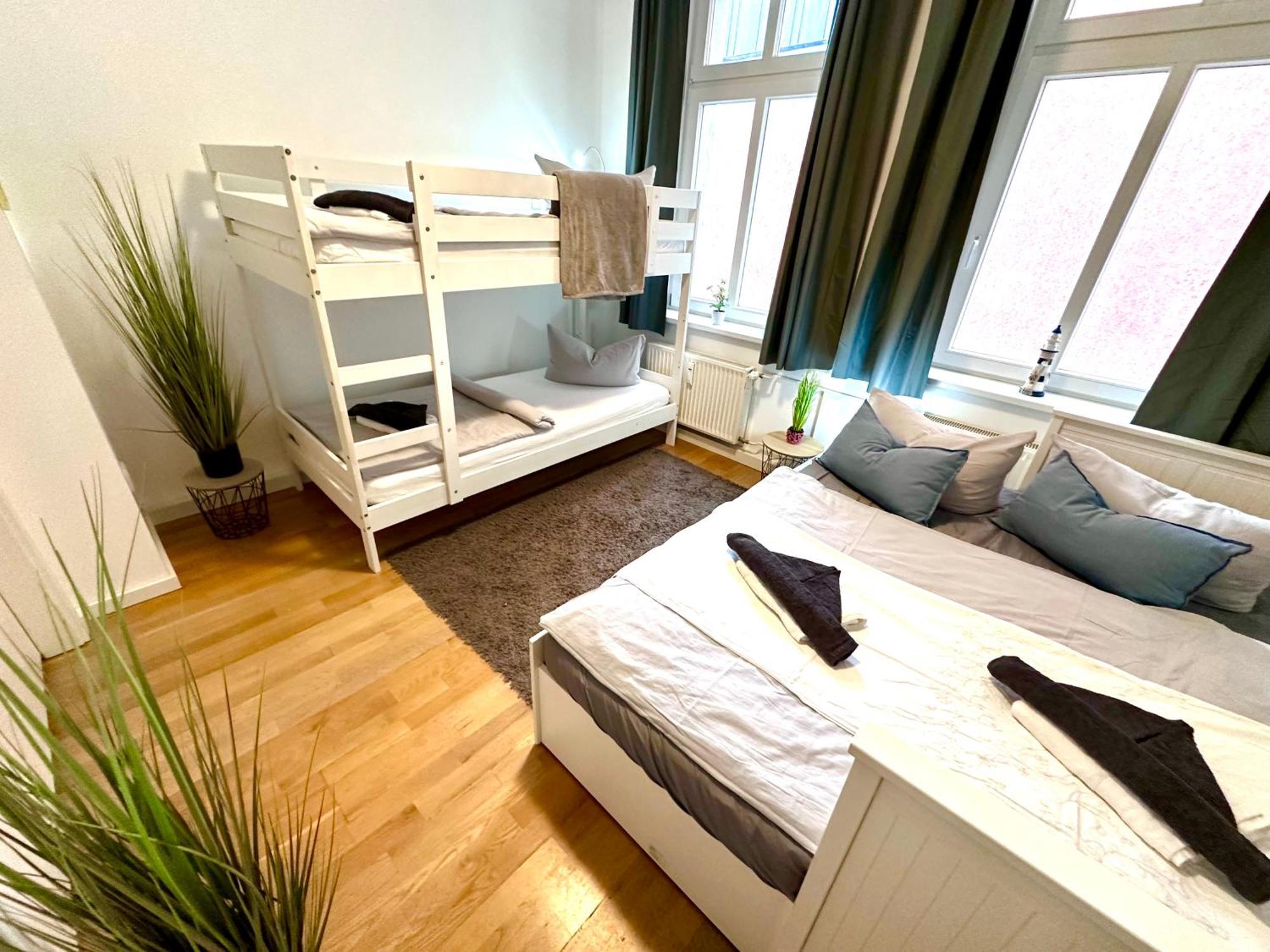 Ferienwohnung Nautica 450M Zum Strand Familienfreundlich Rostock Bagian luar foto