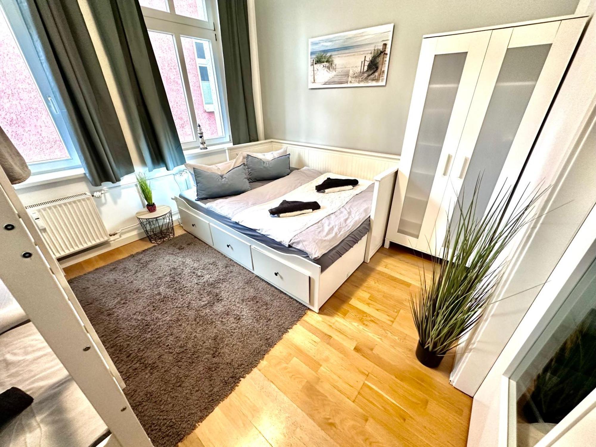 Ferienwohnung Nautica 450M Zum Strand Familienfreundlich Rostock Bagian luar foto